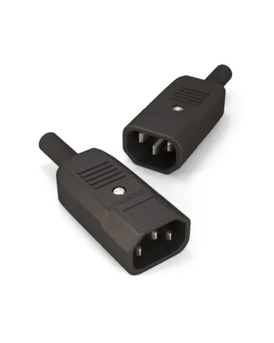 CON-IEC320C14. Разъем IEC. Hyperline в Новосибирске