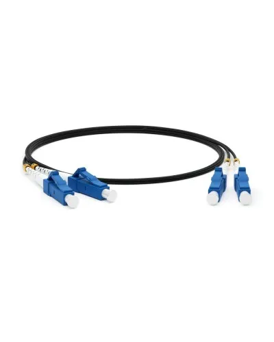 FC-D2-9-LC/UR-LC/UR-H-25M-LSZH-BK. Патч-корд волоконно-оптический одномодовый. Hyperline в Новосибирске