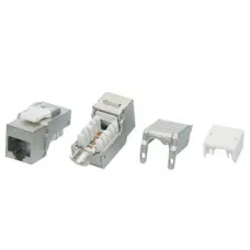 KJ9-8P8C-C6-90-SH-F. Вставка Keystone Jack RJ-45. Hyperline