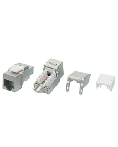 KJ9-8P8C-C6-90-SH-F. Вставка Keystone Jack RJ-45. Hyperline в Новосибирске