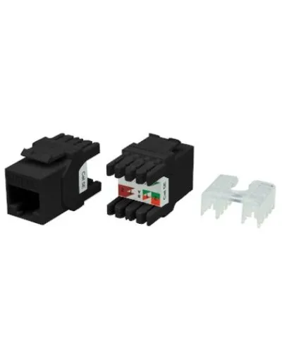 KJ8-8P8C-C5e-180-BK. Вставка Keystone Jack RJ-45. Hyperline в Новосибирске
