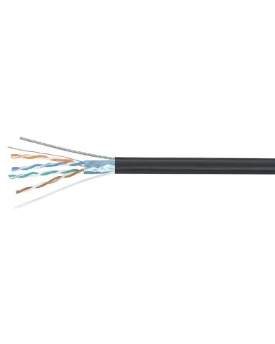 GENERICA F/UTP кат. 5E 100МГц 4 пары LDPE OUTDOOR трос 1,2мм черный (BC3-C5E04-359-305-G). Кабель «витая пара» (LAN) для структурированных систем связи. IEK в Новосибирске