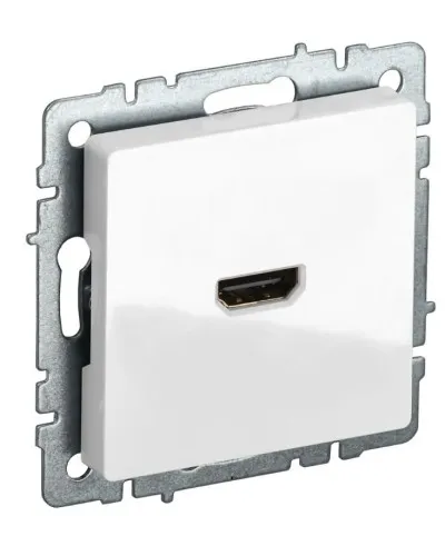 Розетка HDMI РHDMI-0-БрБ белая BRITE (BR-H10-K01). Розетка HDMI. IEK в Новосибирске