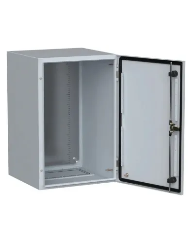 ЩМП-60.40.40 УХЛ1 IP66 600х400х400 TITAN 5 (TI5-10-N-060-040-040-66). Шкаф металлический с монтажной платой. IEK в Новосибирске