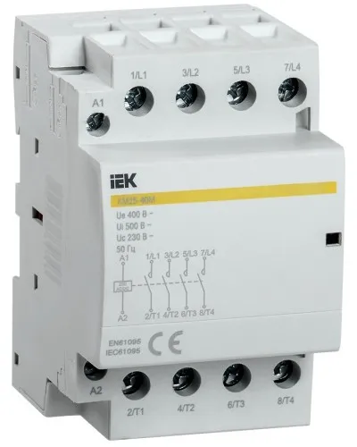 Контактор модульный КМ25-40М AC/DC (MKK21-25-40). Контактор модульный. IEK в Новосибирске
