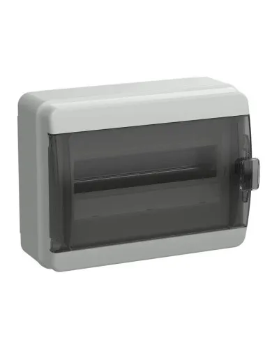 Корпус пластиковый КМПн-12 IP65 TEKFOR (TF5-KP72-N-12-65-K03-K02). Корпус модульный пластиковый черная прозрачная дверь. IEK в Новосибирске