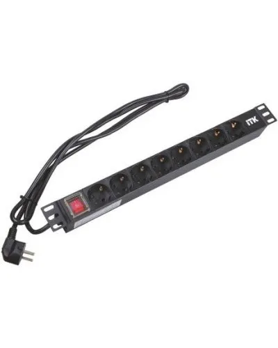 PH12-8D1-P. Блок розеток 19”. ITK в Новосибирске