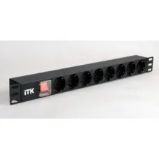 PH12-8D3. Блок розеток 19”. ITK