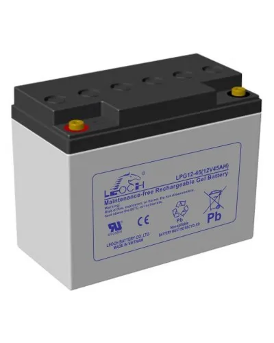 LEOCH LPG 12-45. Аккумулятор герметичный свинцово-кислотный. LEOCH в Новосибирске