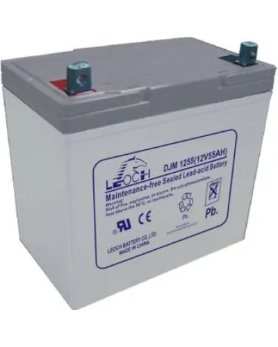 LEOCH DJM 1255. Аккумулятор герметичный свинцово-кислотный. LEOCH в Новосибирске