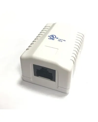 RJ-45-1 (8P8C) CAT5e, 1 выход (LISTED) компьютерная розетка: Розетка компьютерная 1 выход в Новосибирске