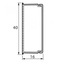 Мини-канал 40x16 мм METRA (638194): Короб