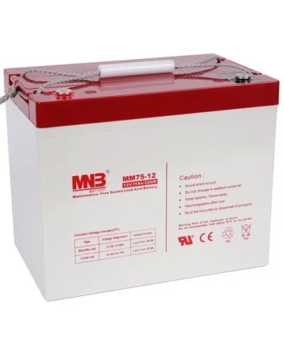MNB MM 75-12. Аккумулятор герметичный свинцово-кислотный. MNB в Новосибирске