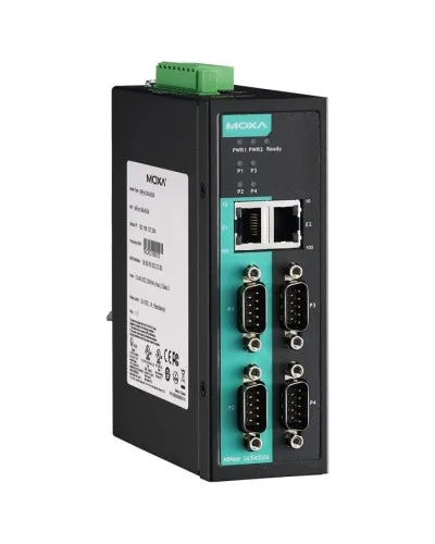 NPort IA5450A. 4-портовый усовершенствованный преобразователь. MOXA в Новосибирске