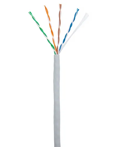 U/UTP 4pair, Cat5e, In, PVC (CCA-UU004-5E-PVC-GY). Кабель «витая пара» (LAN) для структурированных систем связи. NETLAN в Новосибирске