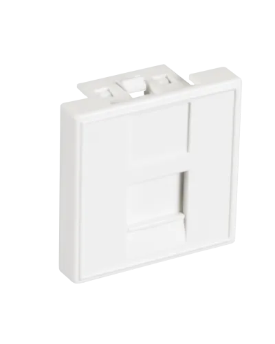 EC-IMF-1-WT-10 (10шт). Вставка 45x45 (Mosaic) для 1 модуля Keystone Jack. NETLAN в Новосибирске