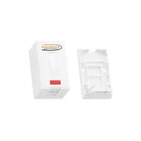 NMC-MB1P-ST-WT. Корпус настенной розетки. NIKOMAX