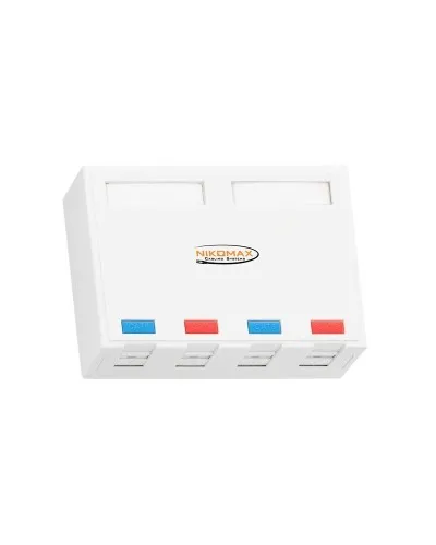 NMC-MB4P-ST-WT. Корпус настенной розетки. NIKOMAX в Новосибирске