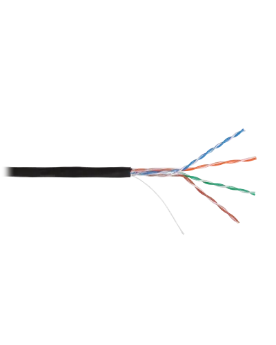 U/UTP 4pair, Cat5e, Solid, Out, PVC (NMC 4100B-BK). Кабель «витая пара» (LAN) для структурированных систем связи. NIKOMAX в Новосибирске
