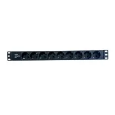 NTSS-PDU-DA2037 гор.размещ. 9xSchuko базовые 16A клеммная колодка. Блок розеток 19. NTSS