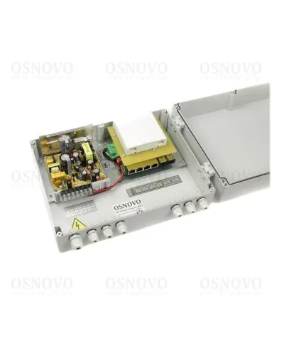 SW-80402-W(port 60W). Коммутатор 6-портовый. OSNOVO в Новосибирске