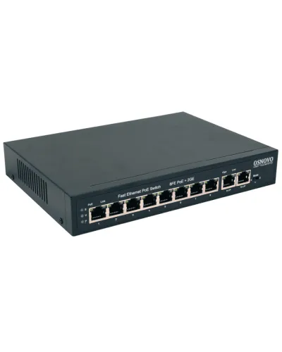 SW-20820(120W). Коммутатор 10-портовый  Gigabit Ethernet с PoE. OSNOVO в Новосибирске