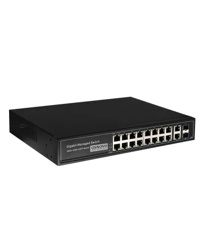 SW-8182/L(300W). Коммутатор 16-портовый  Gigabit Ethernet с PoE. OSNOVO в Новосибирске