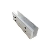 EMG-180-S/200-WS для стеклянной двери. Крепление U-образное для якоря замка. Optimus