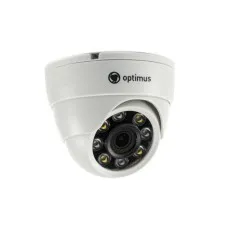 IP-E024.0(2.8)PL. Видеокамера IP купольная. Optimus