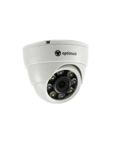 IP-E024.0(2.8)PL. Видеокамера IP купольная. Optimus в Новосибирске