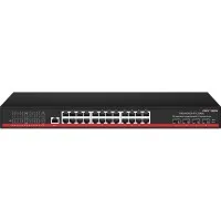 PND-M24GP-4F-L3(400). Коммутатор управляемый оптический 28 портовый. Polyvision