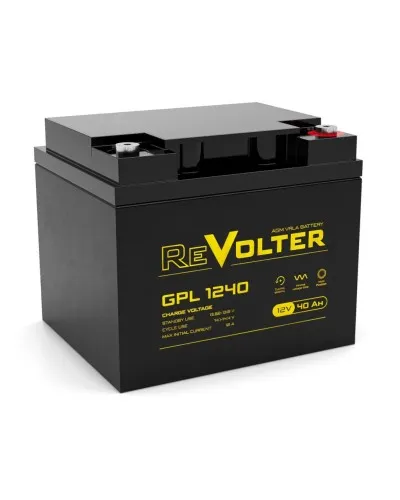 Revolter GPL 1240. Аккумулятор автомобильный герметичный свинцово-кислотный. Revolter в Новосибирске