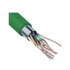 F/UTP, CAT 5e, нг(А)-LSLTx, 4х2х0,52мм, 24AWG, INDOOR, SOLID, зеленый, 305м REXANT (01-0161). Кабель «витая пара» (LAN) для структурированных систем связи. Rexant