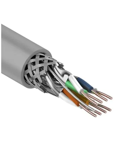 S/FTP, CAT 7, PVC, 4PR, 23AWG, INDOOR, SOLID, серый, 305 м, REXANT (01-0542). Кабель «витая пара» (LAN) для структурированных систем связи. Rexant в Новосибирске