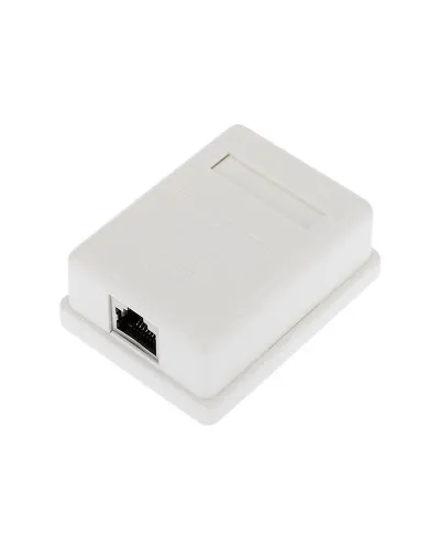Розетка компьютерная внешняя, 1-порт FTP RJ-45 (8P8C), CAT 6 REXANT (03-0142). Розетка RJ-45. Rexant в Новосибирске