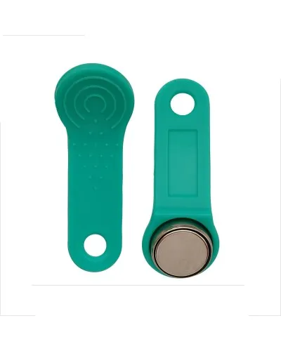 RW 1990 SLINEX (зеленый). Ключ электронный Touch Memory с держателем. SLINEX в Новосибирске