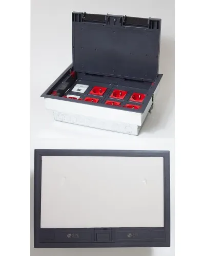Люк на 8 постов (45х45), металл/пластик, с металлической коробкой, IP40 (300009). Люк. SPL в Новосибирске