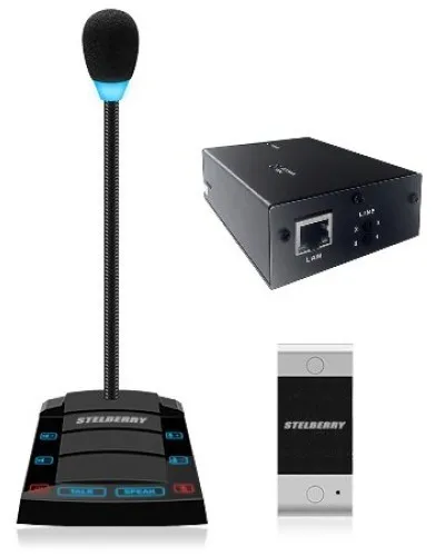 SX-510/1. Устройство переговорное клиент-кассир, дуплексное, с записью переговоров. STELBERRY в Новосибирске