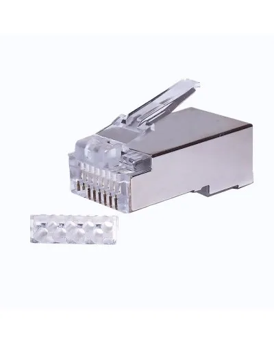 Коннекторы 8P8C FTP Cat.6 3U (RJ-45) (100шт) (10-0202). Разъем RJ-45. SUPRLAN в Новосибирске