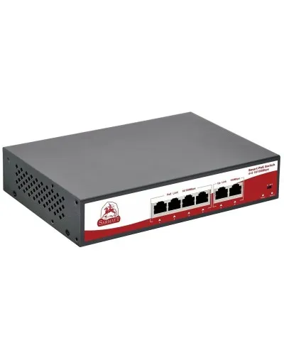 SR-PS0420FBL. Коммутатор с питанием по PoE. SarmatT в Новосибирске
