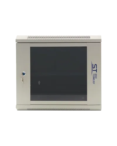 ST-NC9U600 (серый) С ПОЛКОЙ. Шкаф телекоммуникационный 19 настенный 9U. Space Technology в Новосибирске