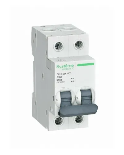 City9 Set 2P 63А 4.5kA С (C9F34263). Автоматический выключатель. Systeme Electric в Новосибирске