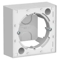 AtlasDesign коробка для наружного монтажа, белая (ATN000100). Коробка для наружного монтажа. Systeme Electric
