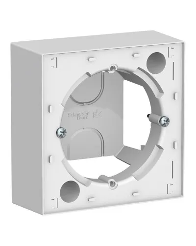AtlasDesign коробка для наружного монтажа, белая (ATN000100). Коробка для наружного монтажа. Systeme Electric в Новосибирске