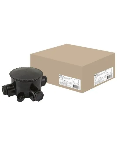 КЭМ 2-660-3 ОП D95мм IP65, 3-х рожковая (карболит) TDM (SQ1401-1101). Коробка электромонтажная. TDM ЕLECTRIC в Новосибирске