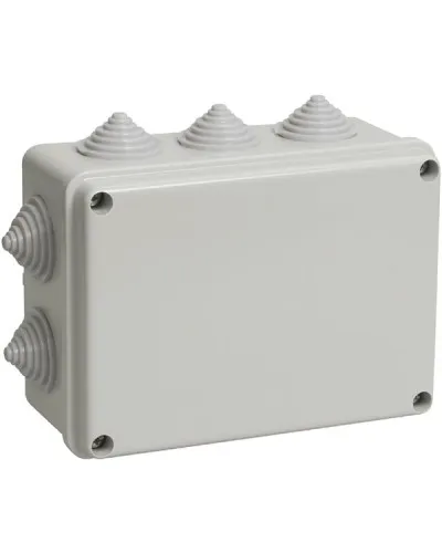 Коробка ОП 150х110х70мм, крышка, IP44, 10 гермовводов (SQ1401-1241). Распаячная коробка. TDM ЕLECTRIC в Новосибирске