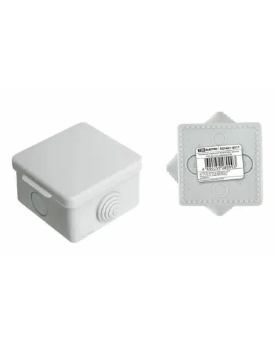 Коробка ОП 65х65х50мм, крышка,  IP54, 4вх. (SQ1401-0111). Распаячная коробка. TDM ЕLECTRIC в Новосибирске