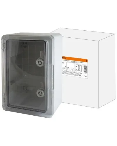 ЩМП-0-3, прозрачная крышка ABS, IP65, 400x300x170. Бокс пластиковый антивандальный. TDM ЕLECTRIC в Новосибирске