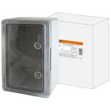 ЩМП-0-7, прозрачная крышка ABS, IP65, 600x400x200. Бокс пластиковый антивандальный. TDM ЕLECTRIC