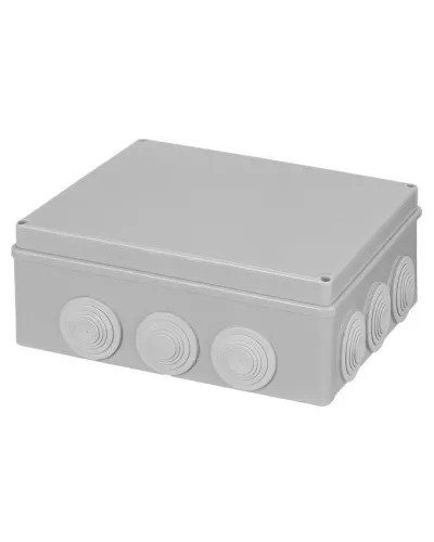 Распаячная коробка ОП 240х190х90мм, крышка, IP55, 12 гермовводов TDM (SQ1401-1143). Распаячная коробка ОП. TDM ЕLECTRIC в Новосибирске